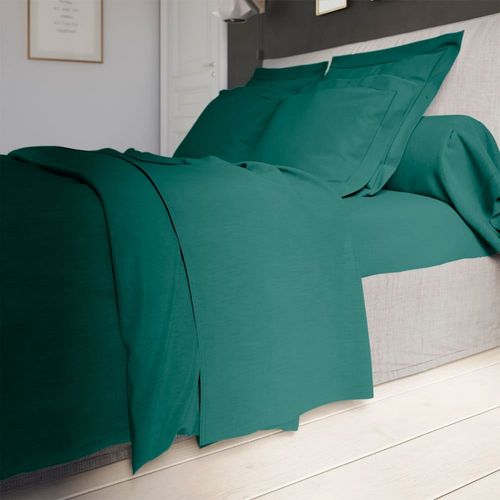 Drap Housse Percale Forêt 160x200 Cm