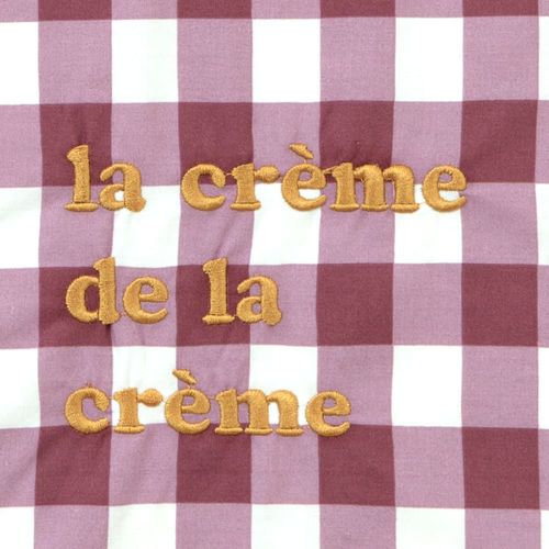 Serviette Bavoir Coton Bio* Violet