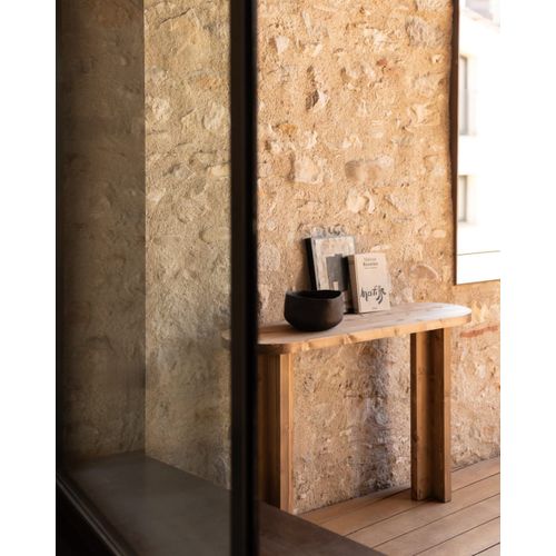 Console En Bois De Sapin Vieilli 120x80cm