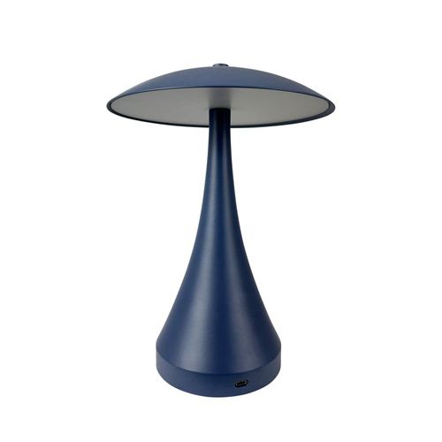 Lampe À Poser En Métal Bleu Foncé