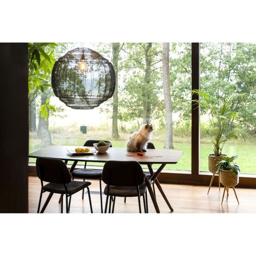 Table De Repas En Bois Foncé De 180 Cm