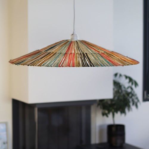 Suspension En Raphia D70cm