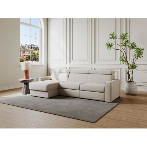 Canapé D'angle 5 Places Beige