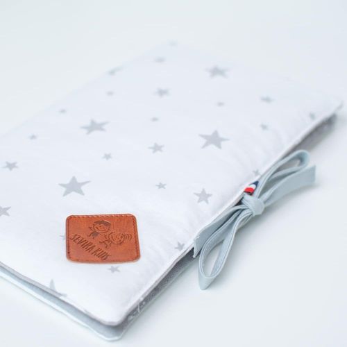 Protège Carnet De Santé Bébé En Coton Blanc