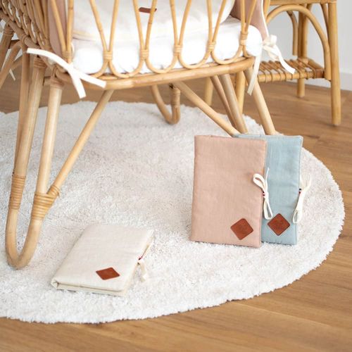 Protège Carnet De Santé En Lin Beige