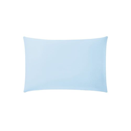 Taie D'oreiller Sans Volant Coton Azur 40x60 Cm