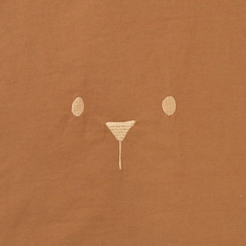 Serviette Bavoir Coton Bio* Caramel