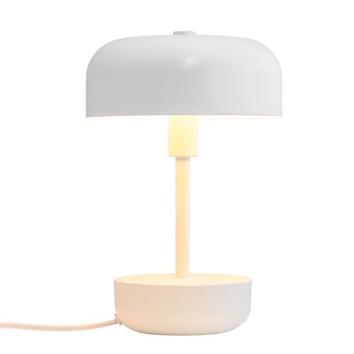 Lampe À Poser En Métal Blanc