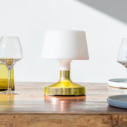 Lampe De Table Touch Led Polyéthylène Doré H21cm