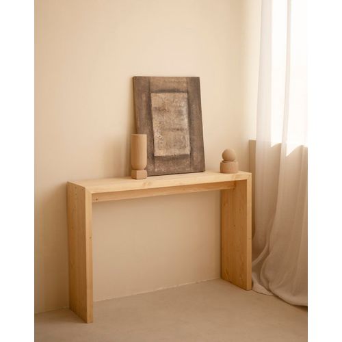 Console En Bois De Sapin Ton Marron 120x80cm