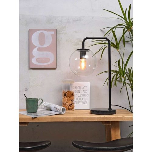 Lampe De Table Noire H53cm