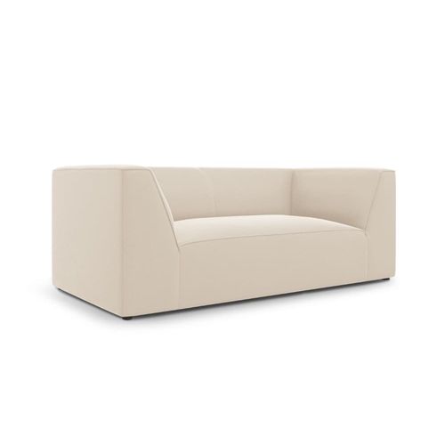 Canapé 2 Places En Velours Beige