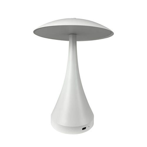 Lampe À Poser En Métal Blanc