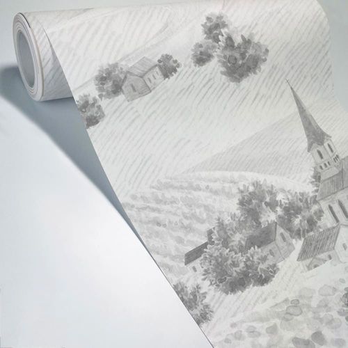 Papier peint panoramique - 7 lés : 336x270cm - Noir - 99DECO