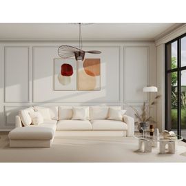 Canapé D'angle 5 Places Beige