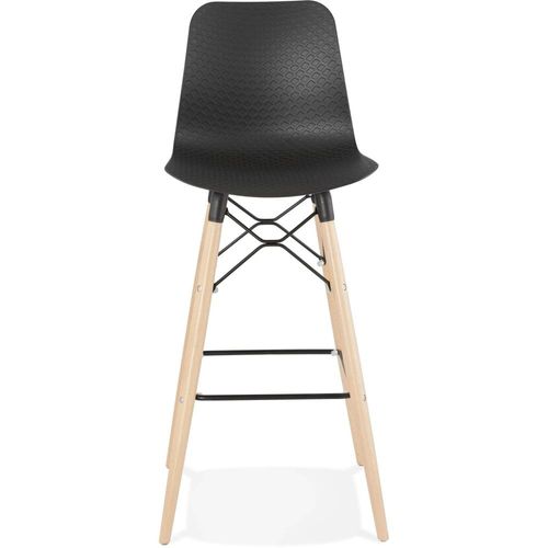 Tabouret De Bar Polymère Noir H. Assise 76 Cm