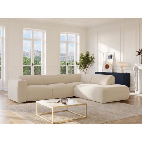 Canapé D'angle 6 Places Beige