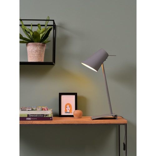 Lampe De Table Grise H54cm