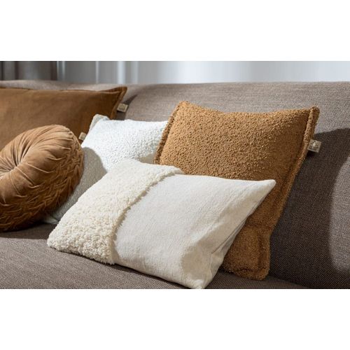 Housse De Coussin Marron En Acrylique Et Polyester-45x45 Cm Uni