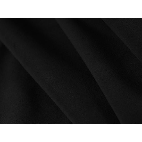 Canapé 4 Places En Tissu Velours Noir