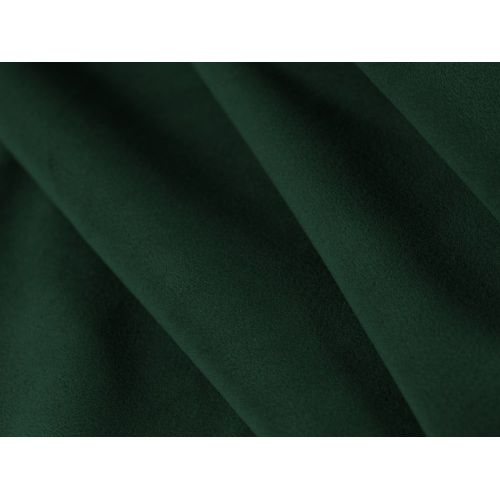 Canapé D'angle Gauche 5 Places En Tissu Velours Vert Bouteille