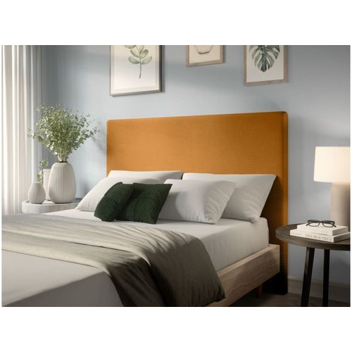 Tête De Lit En Velours Côtelé - 160cm - Jaune