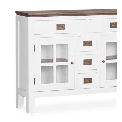 Console En Bois Blanc L 105 Cm