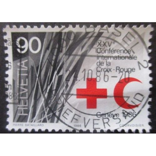 Suisse N°1259 Croix Rouge Oblitéré