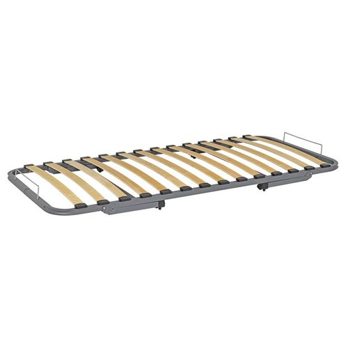 Sommier Gigogne Metal Gris 70x190 Cm