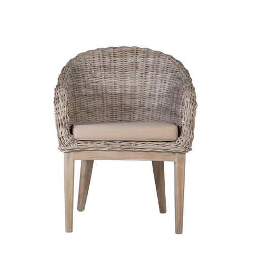Fauteuil En Rotin Beige