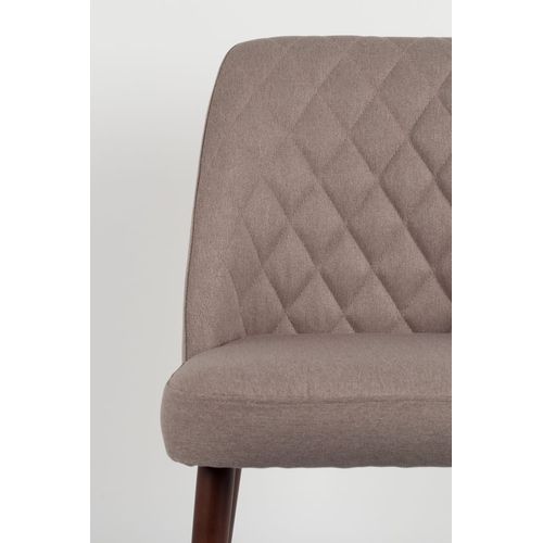 Fauteuil Design En Tissu Beige