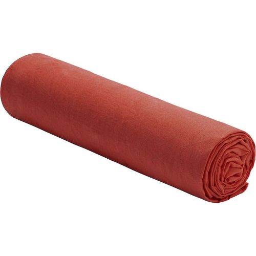 Drap Housse Lin Paprika 200x200 Cm
