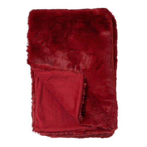 Plaid Zinzi - Rouge 140x180 Cm