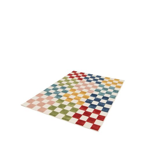 Tapis Int/Ext Géométrique - 120x170cm Multicolore Polypropylène