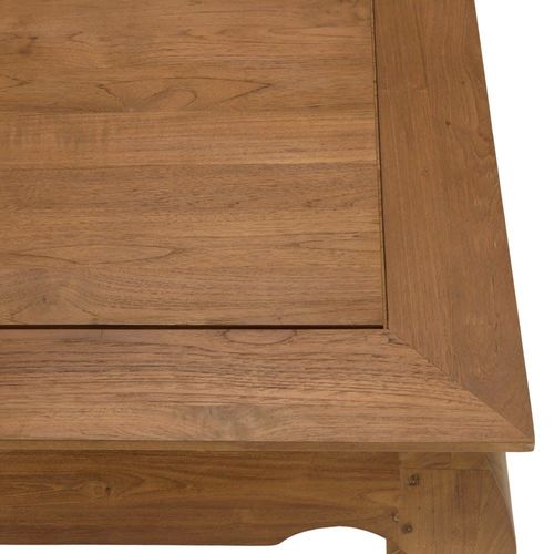 Table Opium 120x120cm En Bois De Teck Recyclé Massif