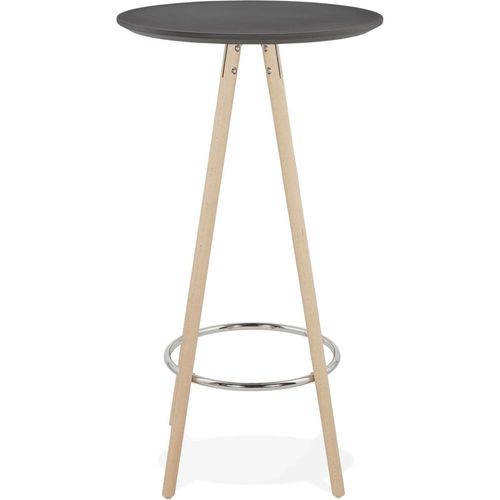 Table Haute Bois Hêtre Noir