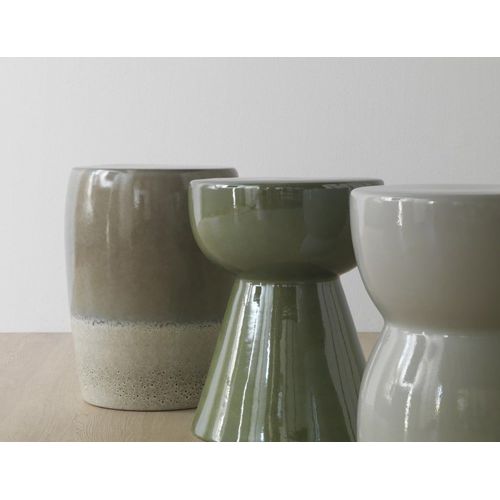Tabouret En Céramique Vert