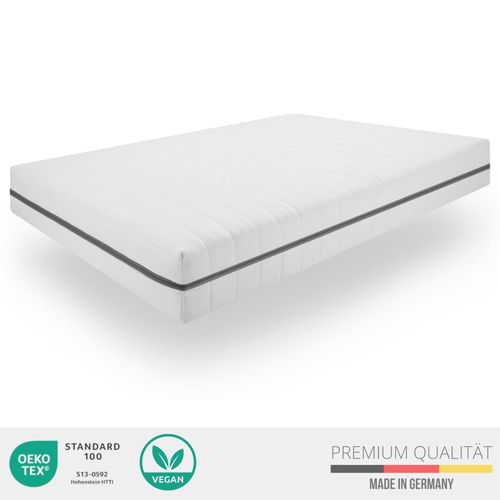 Matelas 140x190 avec mousse orthopédique à froid et 7 zones H2/H3 18cm