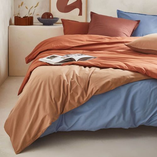 Drap Housse En Percale De Coton Beige 90x200