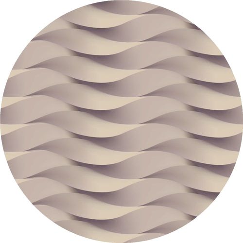 Papier Peint fresque design vagues d'illusion 120x120cm