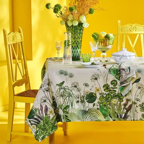 Nappe Lavé Métis Lin & Coton Multicolore 155x260 Cm