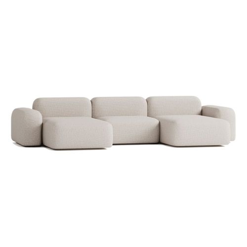 Canapé Panoramique 5 Places Beige