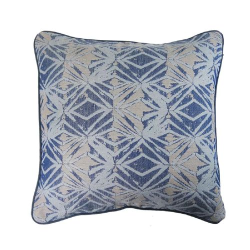 Housse De Coussin Pur Coton Bleu 30x50 Cm
