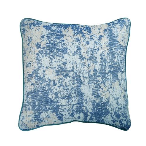 Housse De Coussin Pur Coton Bleu 30x50 Cm