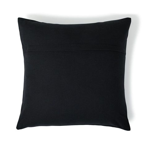 Housse De Coussin Toile De Coton Fusain 50x50