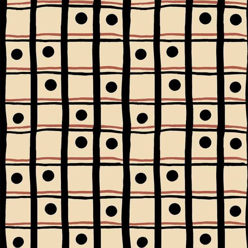 Papier peint carreaux rond 52x1000 cm