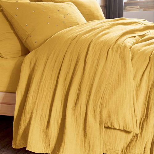 Drap Plat Gaze De Coton Uni 270x300 Cm