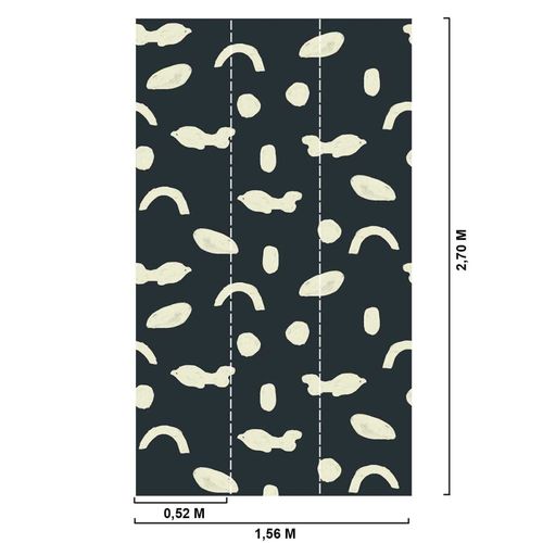 Papier peint gres primitif 156x270 cm