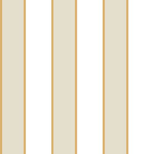 Papier peint rayures beige doré 52x1000 cm