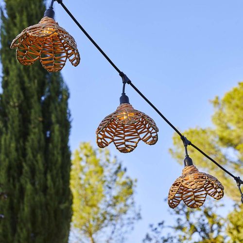 Guirlande Lumineuse Raccordable Caoutchouc Marron 6m